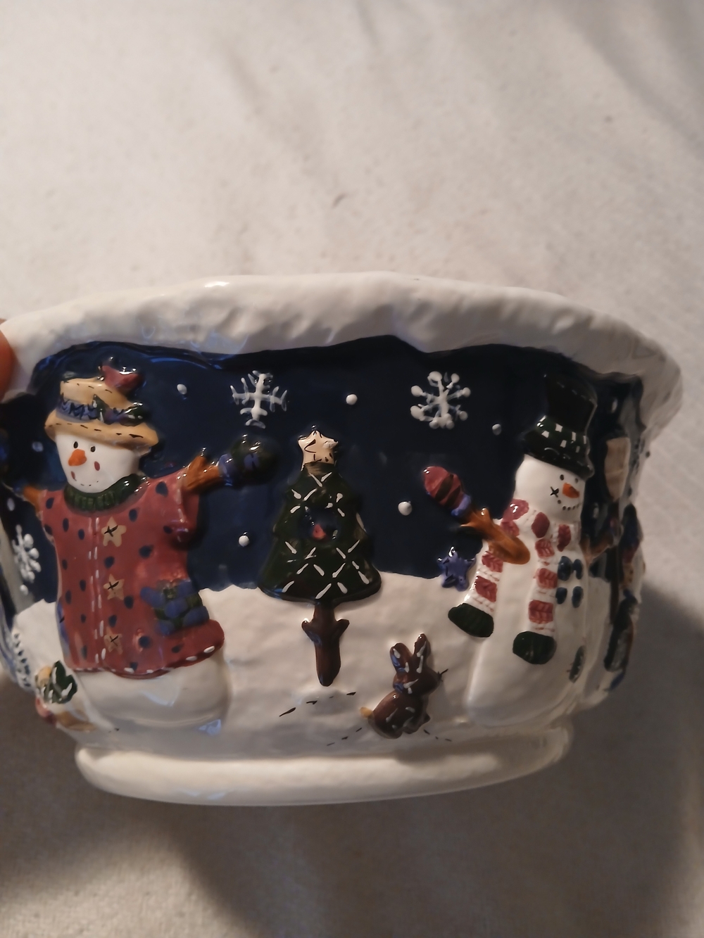 The Snowman Collection Ceramic Mixing Bowl